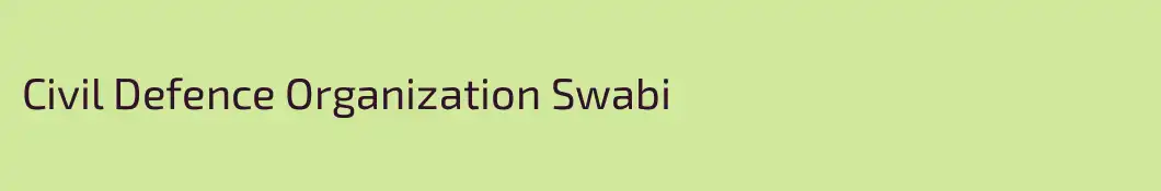 Civil Defence Organization Swabi